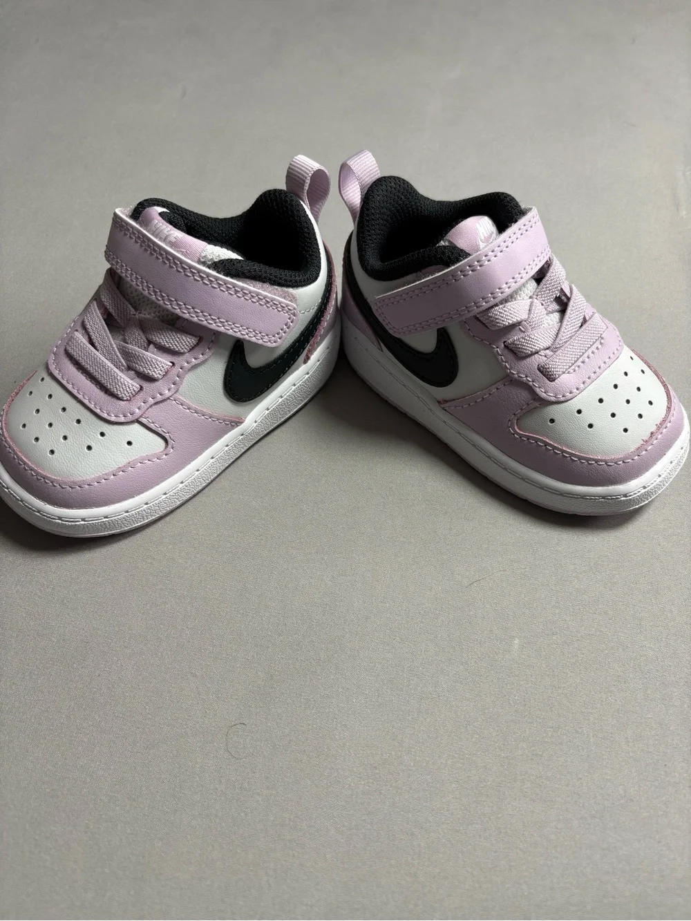 Nike Court Borough Low 2 TD Baby/Toddler Sneakers Iced Lilac 4C NWOB